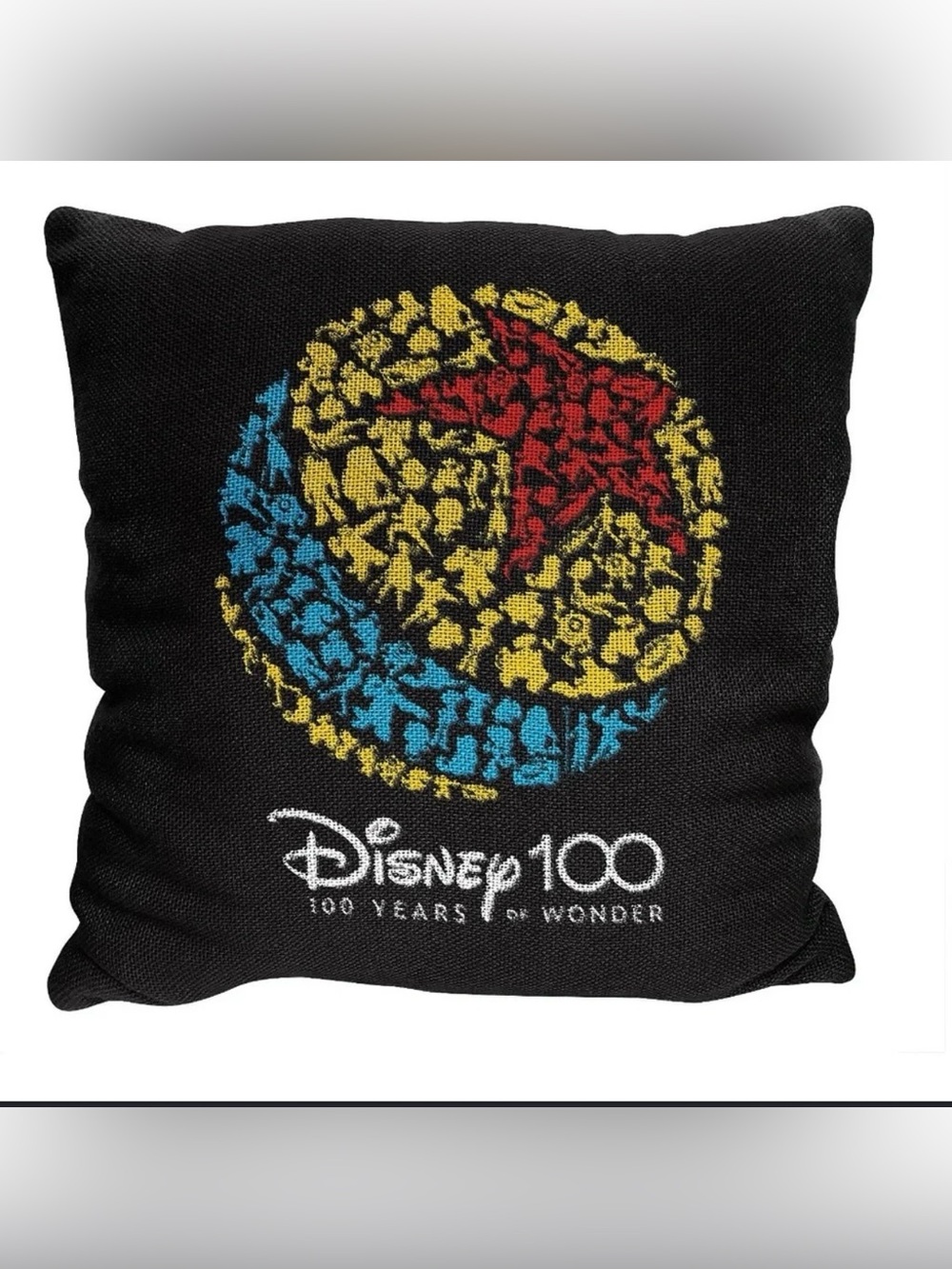 Disney 100 Years of Wonder Pixar Ball Black Pillow “20x20” QVC Exclusive Sealed